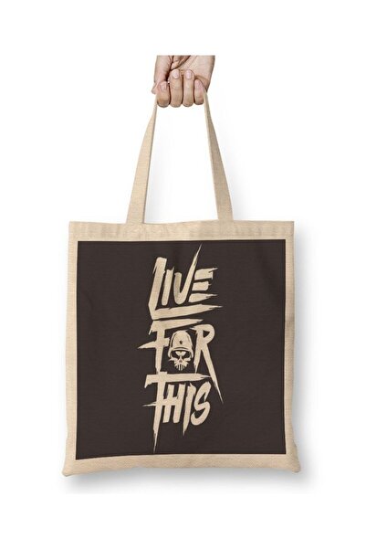 dekado Live For This Cloth Bag Long Handle