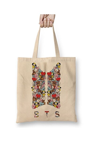 dekado Bt21 Bts Cloth Bag Long Handle Replica