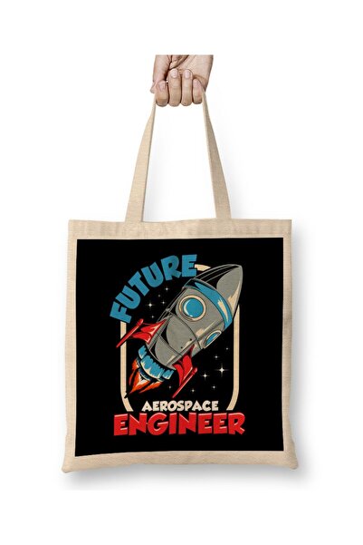 dekado Future Aerospace Engineer Space Exploration Kid Tote Bag Long Handle