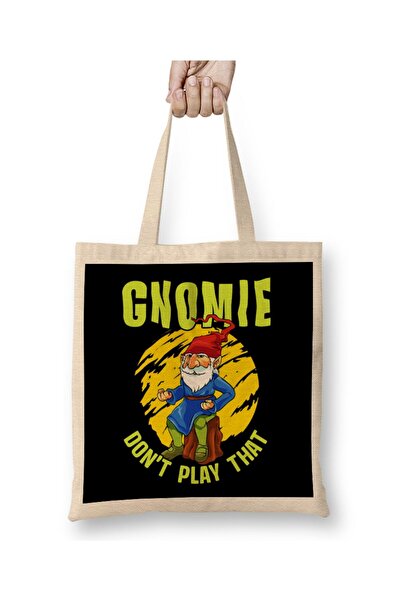 dekado حقيبة حمل بمقبض طويل من Gnomie Don t Play That Funny Gnome Collectors