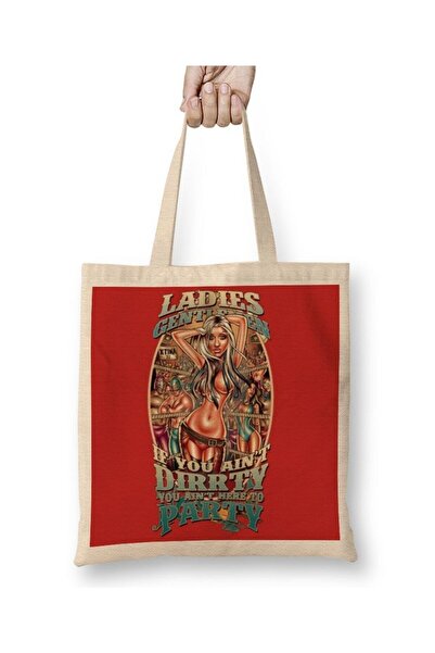 dekado Music Pinup Dirty Tote Bag Long Handle