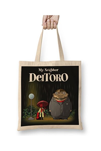 dekado حقيبة حمل Totoro My Neighbor Deltoro بمقبض طويل