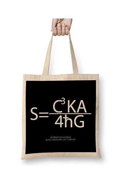 dekado Maths And Science Black Hole Information Paradox Cloth Bag Long Handle