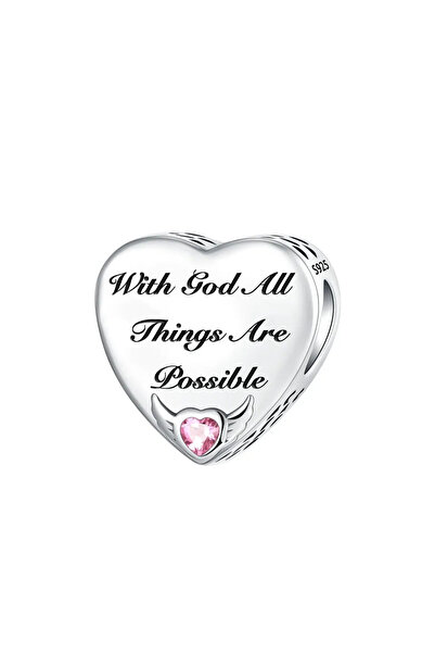 Choice38 خرز فضي عيار 925 على شكل قلب جديد SCR6610 مع زهرة وشعار الحب الأبدي ...