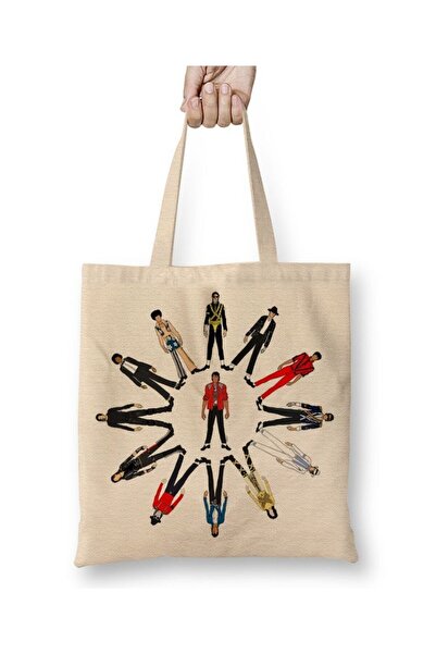 dekado Outfits Of King Jackson Pop Music Fashion Tote Bag Long Handle