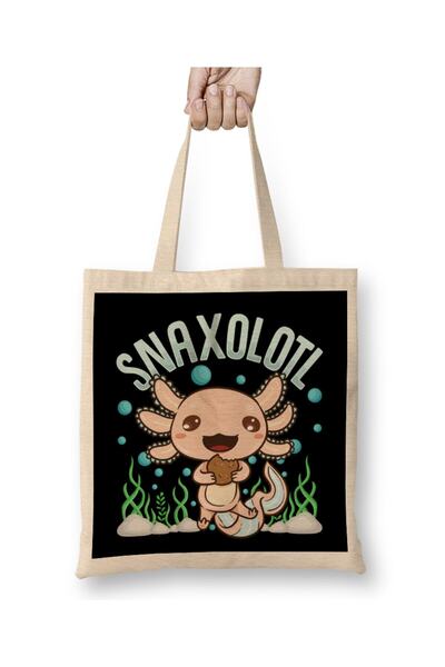 dekado Snaxolotl مضحك Axolotl السوشي وجبات خفيفة Kawaii الحيوان حقيبة ملابس م...