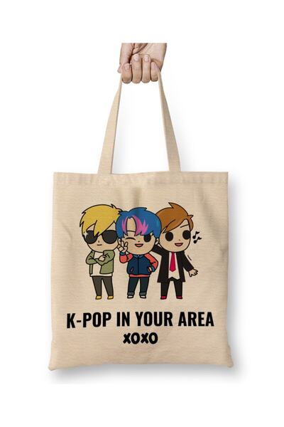 dekado Exo Kpop Tote Bag Long Handle