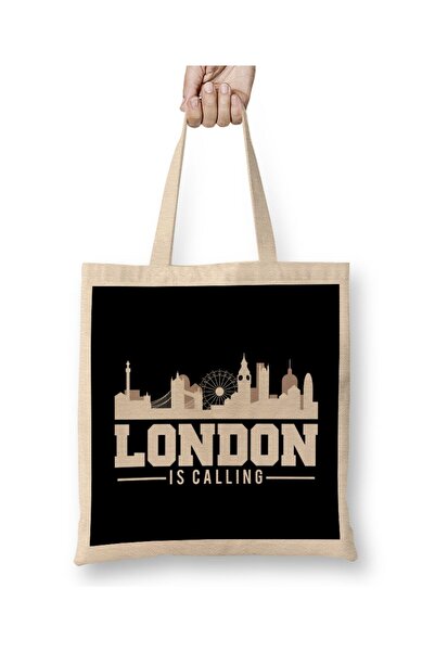 dekado حقيبة يد Vintage London Is Calling Skyline UK Vacation بمقبض طويل
