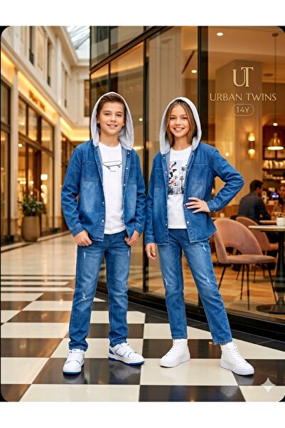 bebexiçocuk 3 Sets of Boy's Clothing with Jeans, Ages 13-16