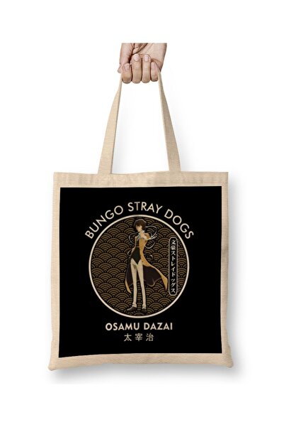 dekado Bungo Stray Dogs Osamu Dazai Circle Tote Bag Long Handle