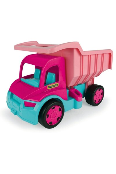 Wader Camion basculant uriaș pentru fete, roz