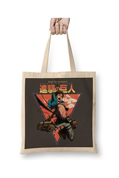 dekado Shingeki No Kyojin Attack On Titan Tote Bag Long Handle