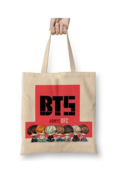 dekado حقيبة قماش BTS 05 بمقبض طويل