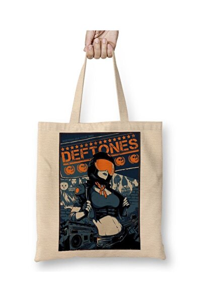 dekado Deftones Esta Arte Foi Feita Por Ufubuk Cloth Bag Long Handle