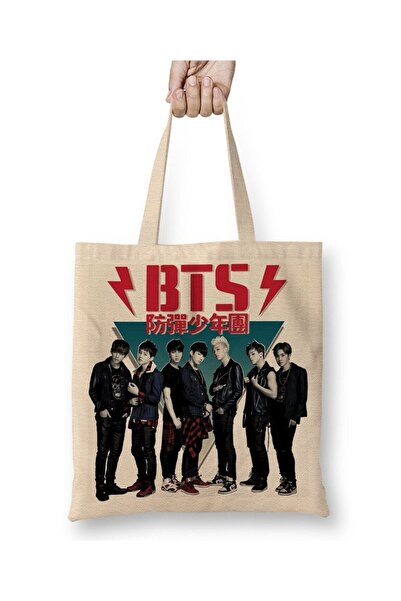 dekado Bts 80's Vintage Dark Wild Tote Bag Long Handle