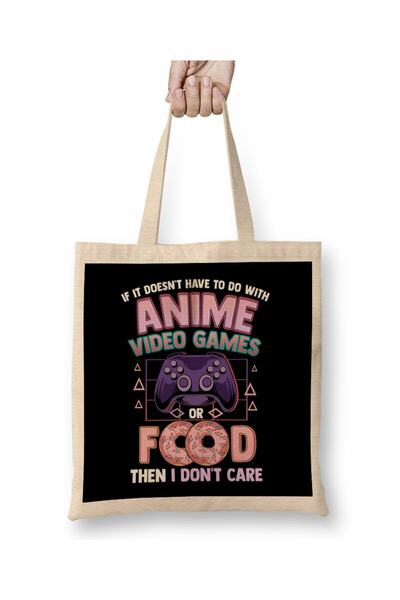 dekado Funny People Who Don't Like Anime Are Not Real Cloth Bag Long Handle