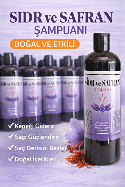 Herbliss Sidr & Safran Özlü Bitkisel Doğal Şampuan 400 ml
