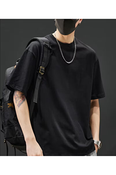 LİNA06 100% Print Men'S T-Shirt, Easy And Comfortable Solid Color Casual Tee