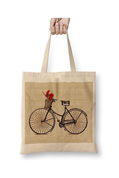 dekado Bicycle Carnation Cloth Bag Long Handle