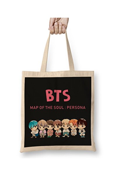 dekado Kpop Bts Chibi Map Of The Soul Persona 01 Cloth Bag Long Handle