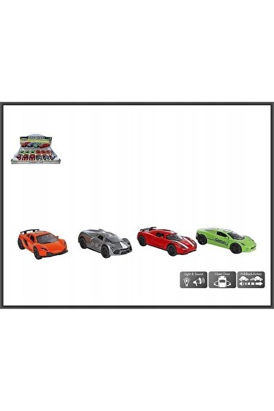 Other Mașinuță sport 12cm, 4 culori, cu funcție de mers și sunet Hipo (510336)
