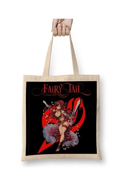 dekado حقيبة حمل من Fairy Tail Erza Scarlet Anime بمقبض طويل