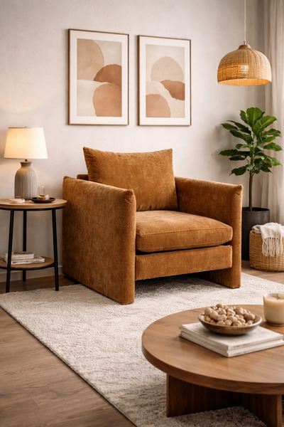 N.zone Modern Luxury Accent Chair with Ergonomic Design a Stylish and Elegant...