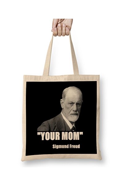 dekado Your Mom Freud Cloth Bag Long Handle