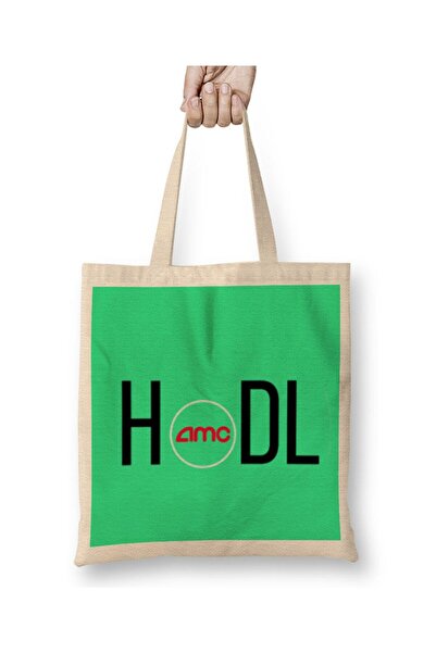 dekado HOLD AMC Stock TO THE MON حقيبة حمل بمقبض طويل