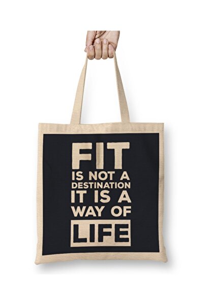 dekado حقيبة حمل بمقبض طويل من Fit is Not A Destination عبارة عن طريق الحياة