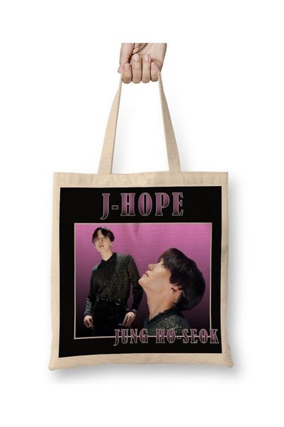 dekado حقيبة قماش كلاسيكية من J Hope Bts بمقبض طويل