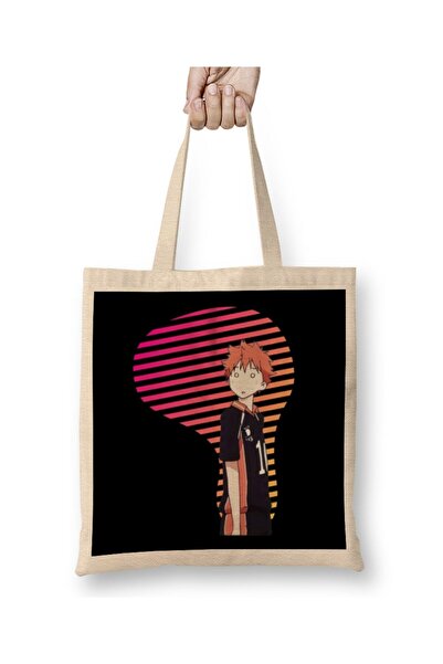 dekado Haikyu Shoyo Hinata Cute Tote Bag Long Handle