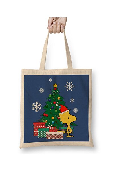 dekado Woodstock Around The Christmas Tree Tote Bag Long Handle