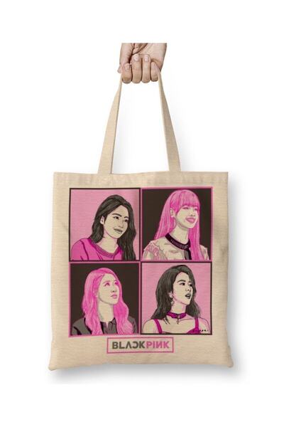 dekado Blackpink Squared Cloth Bag Long Handle