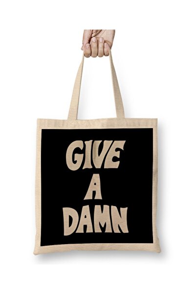 dekado Give A Damn As Worn By Alex Turner White Tote Bag Long Handle