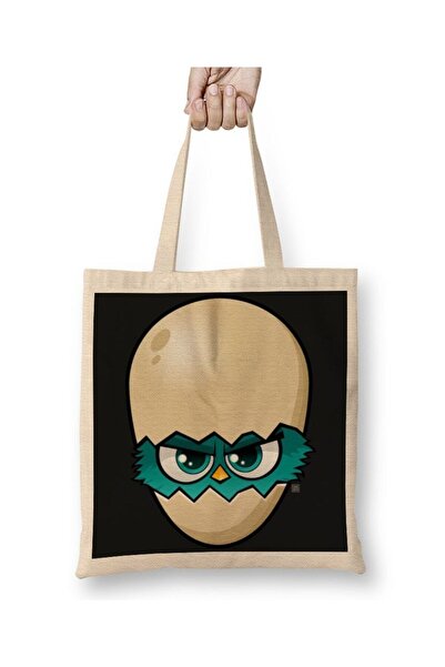 dekado Cute Birdies Brain Cloth Bag with Long Handle