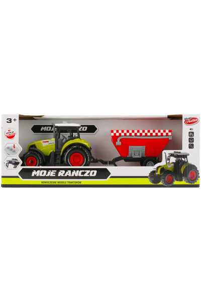Mega Creative Tractor cu accesorii, baterii + Iluminare My Ranch 35x13x11 487466