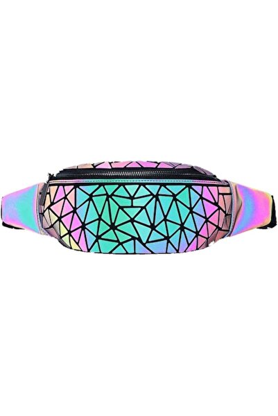 DELPI Geantă de damă cu efect de curcubeu nocturn