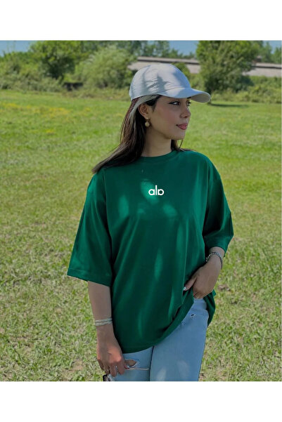 ZAVIXO Γυναικείο μπλουζάκι με στάμπα, oversized, 100% βαμβάκι |   Άνετο κοντο...