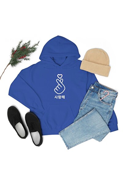 EYAX MODA Unisex Korean Printed Hooded Sweatshirt Eyaxx Sportwear Company