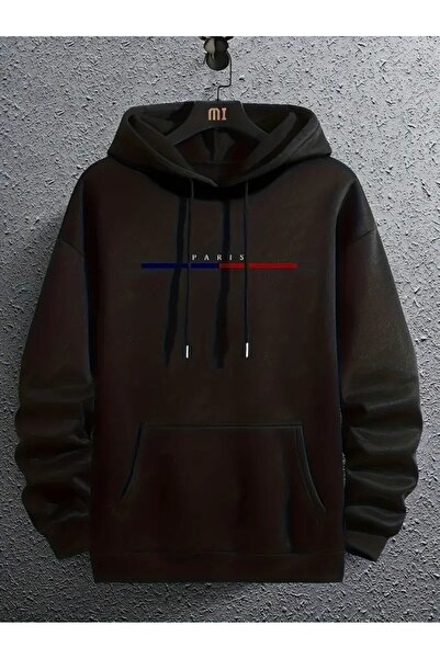 EYAX MODA Printed hooded sweatshirt