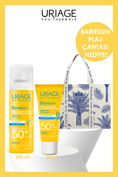 Uriage BARIESUN SPF50+ Anti-Brown Güneş Kremi 30 ml + SPF50+ Vücut Spreyi 200...