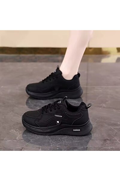 FASHION Casual Chunky Lace up Sneakers for Women