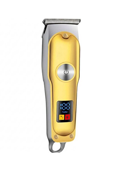 Generic Professional Hair Clipper LED Display T Blade Trimmer USB Rechargeabl...