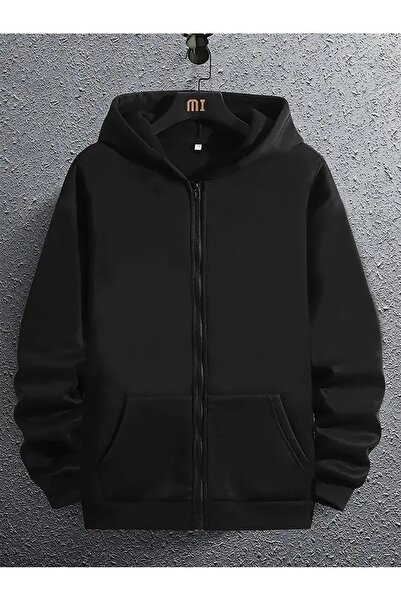 EYAX MODA Zip Hooded Sweatshirt