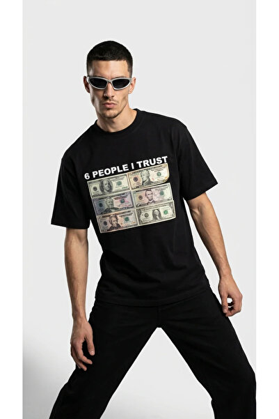 PURE POWER 6 People I Trust Oversize Boxy Fit Unisex 100% Cotton Tshirt – Pri...