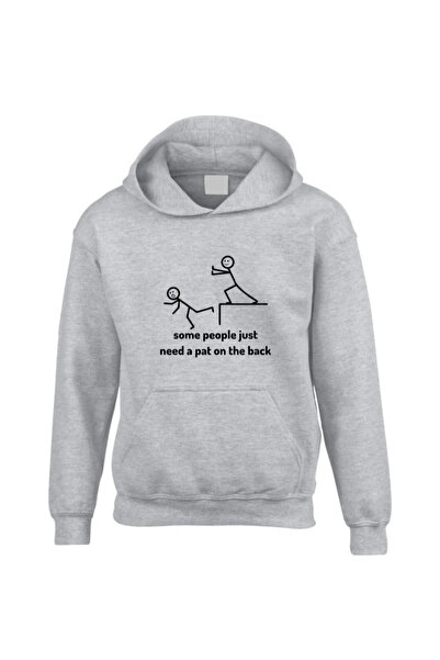 EYAX MODA Unisex Printed Hooded Sweatshirt