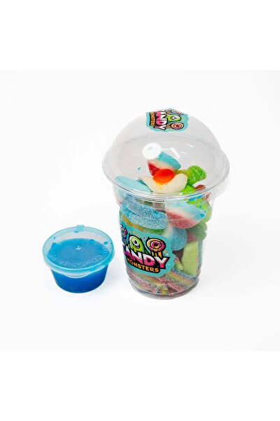 Candy Monsters كوب كبير من المزيج مع صلصة حامضة