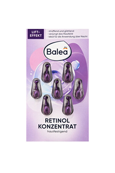 dm Balea Retinol Konzentrat Kapsül 7’li Kırışıklık Karşıtı Yoğun Bakım Cilt S...
