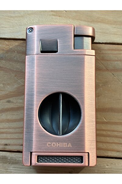 COHİBA İkonik Çakmak 2 pürmüz 7 cm boyunda Entegre Delici Punch Ve V kesici O...